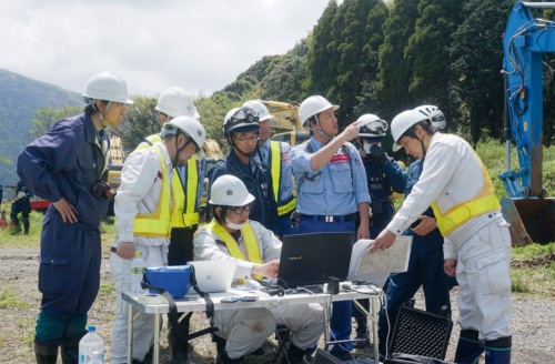 熊本地震災害被害調査の様子