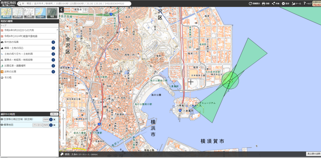 地理院地図 横浜